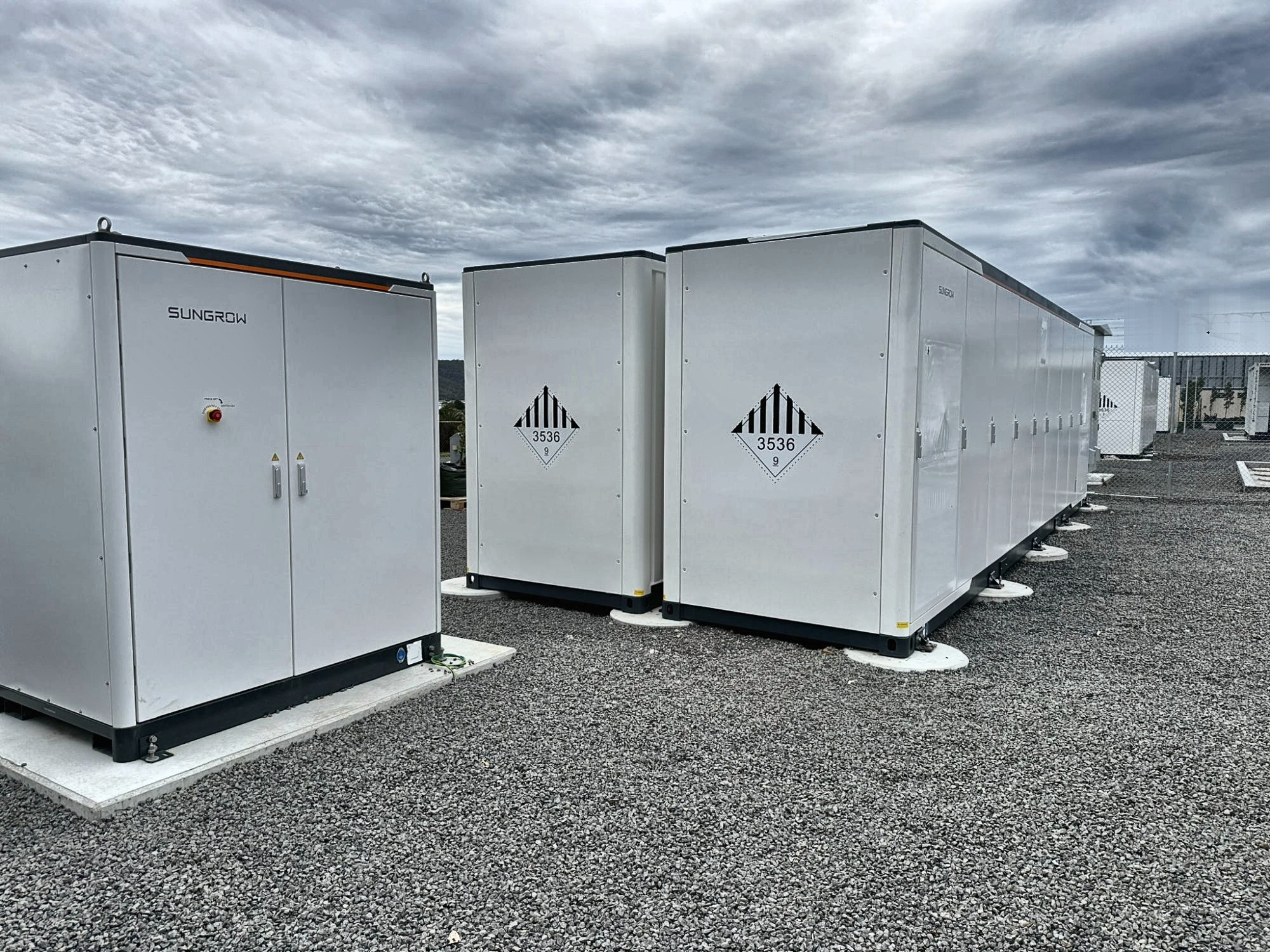 Hobart BESS — Sungrow battery energy storage units
